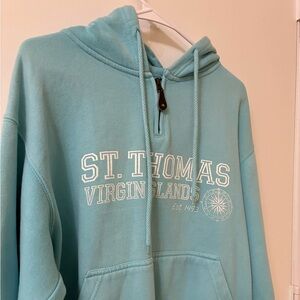 St. Thomas Virgin Islands Quarter Zip Hoodie